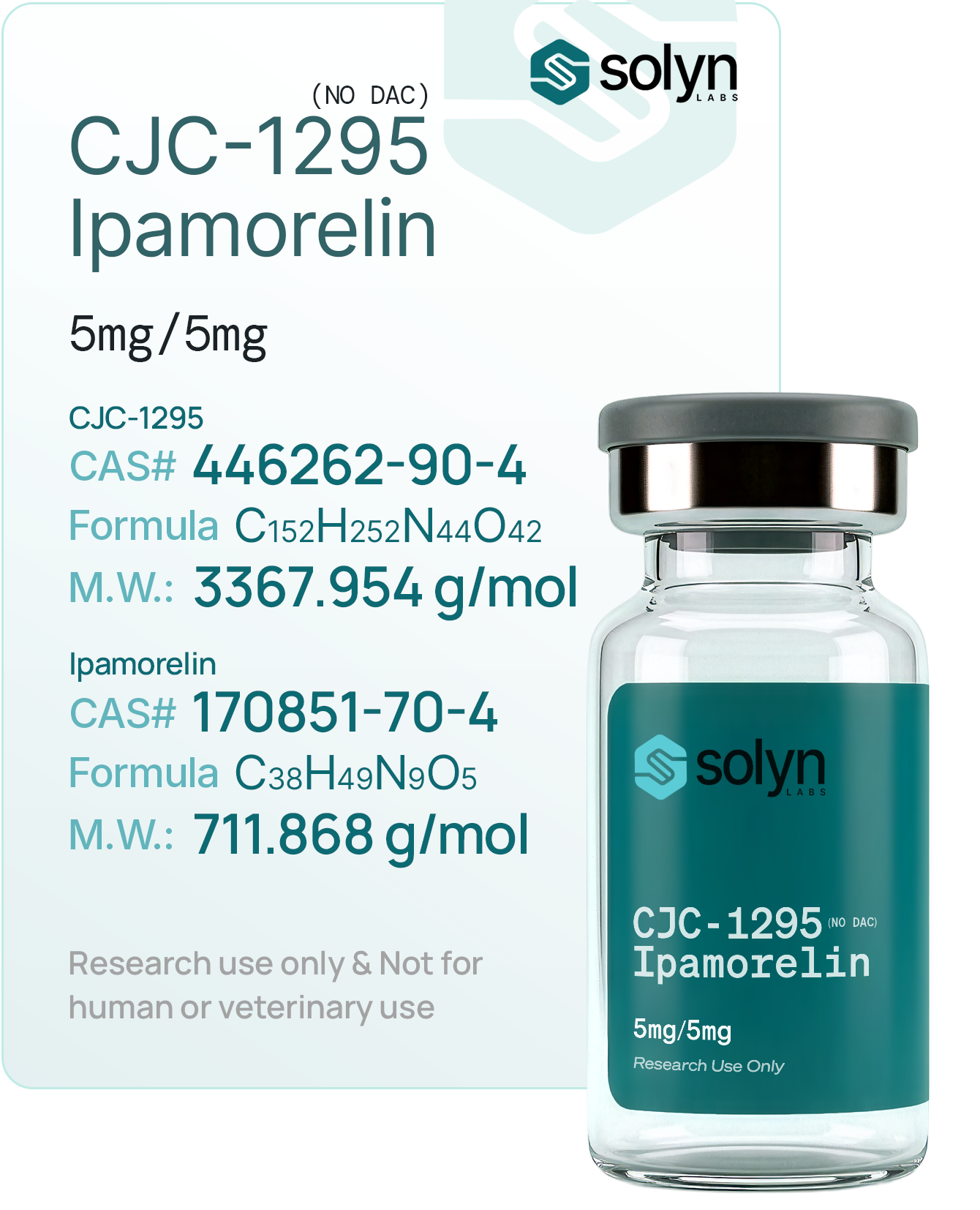 cjc 1295 ipamorelin no dac human CJC-1295 no-DAC + Ipamorelin: What It Does (Consumer Q&A) CJC-1295 No DAC / Ipamorelin